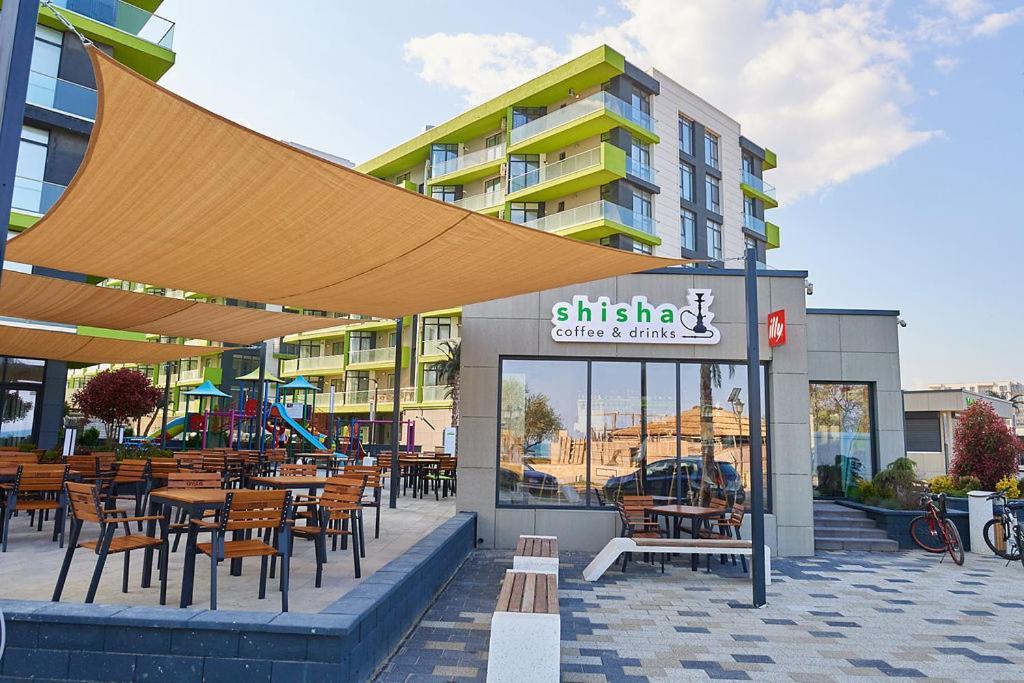 Rusty Sands Apt Spa N Pools Beach Resort Năvodari Eksteriør billede
